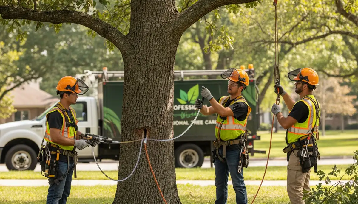 Arbor Tree Care treating diseased tree in Clearwater, FL for healthier, safer trees